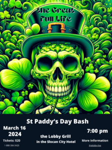 The Great Full Life Lie at The Lobby Grill St Paddy's Day